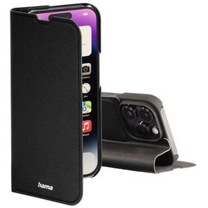 Hama Booklet Slim Pro Cover Hoesje geschikt voor Apple iPhone 14 Pro - Zwart