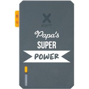 Xtorm Powerbank 5.000mAh Blauw - Design - Papa's Superpower