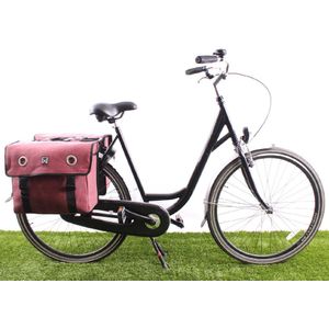 Fietstas - Dubbel - Katoenen Canvas - 46 Liter - Geschikt voor E-bikes