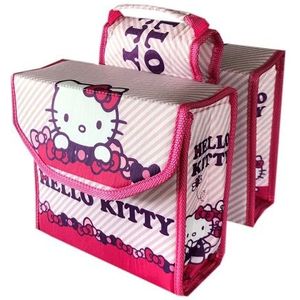 Kinderfietstas Dubbele Fietstas Hello Kitty