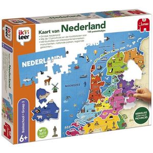 130-delige Nederlandse aardrijkskunde puzzel (Educatief)