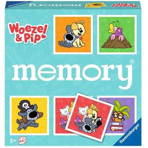 Ravensburger Woezel & Pip Memory - Geschikt vanaf 3 jaar - 64 kaarten - Concentratie en uithoudingsvermogen