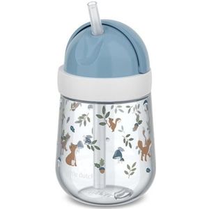 Mepal Forest Friends rietjesbeker mio 300ml blauw Kunststof Mepal Drinkbeker