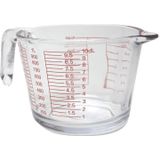 Maatbeker glas 1L transparant Glas Svenska Living Maatbeker