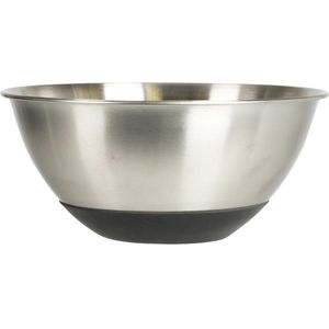 Mengkom RVS 700ml met antislip bodem zilver RVS Excellent Houseware Mengkommen