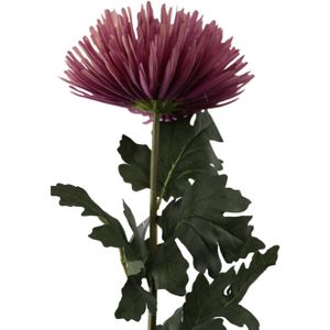 Mansion atmosphere Kunstbloem Chrysant roze 91x19x19cm roze Polyester Mansion atmosphere Kunstbloem