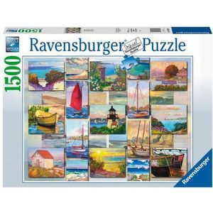 Puzzel Coastal Collage (1500 Stukjes)