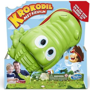 Hasbro Gaming Krokodil met Kiespijn - Spannend spel voor 2-4 spelers vanaf 4 jaar