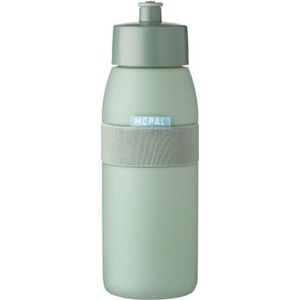 Mepal Sportbidon Ellipse 500ml Nordic Sage groen Mepal Drinkfles