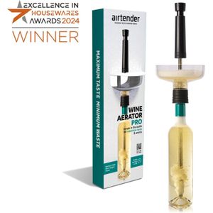 Airtender Wine Aerator Pro wijnbeluchter zwart Kunststof Airtender Decanteerder