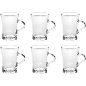 Duralex Senseoglas Amalfi 170ml 6 Stuks Dia7x9,4cm transparant Duralex Koffie- en theeglas