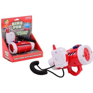 John Toy Bike Fun Brandweersirene Met Microfoon multi Johntoy Speelgoedbrandweerset