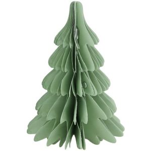 Kerstboom Papier 12x12x18cm Licht Groen groen dijk natural collections Decoratief beeld of figuur