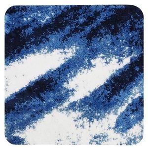 Dutch House Fréjus Toiletmat voor hangend toilet - 60x60cm - blauw - Toiletmat - Badmat