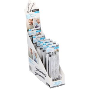 Leesbril 2 stuks op kaart, sterkte +3.50 transparant Kunststof Lifetime Leesbril (6.0000cm x cm)