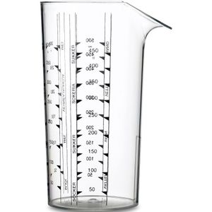 Rosti maatbeker 0,5ltr helder transparant Kunststof Rosti Maatbeker