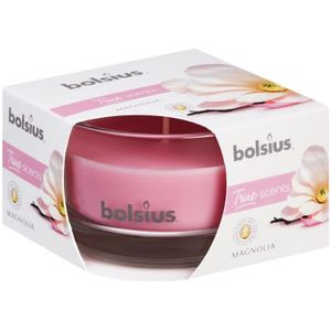 Bolsius Geurglas 80/50 True Scents Magnolia roze Bolsius Kaars