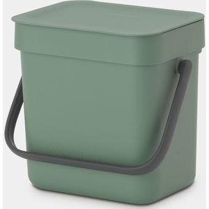 Brabantia Sort & Go Afvalemmer 3L Fir Green groen Brabantia Prullenbak