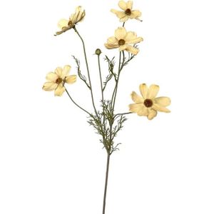 Kunstbloem Cosmos Cosmea Tak 80cm Creme crème Kunststof Roberts Collection Kunstbloem