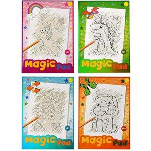 Magic Pad Toverkrasblok 16 Vel Merkloos Kleurboek