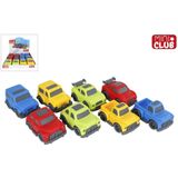 Mini Club Auto Free Wheel 9,5cm verschillende Mini Club
