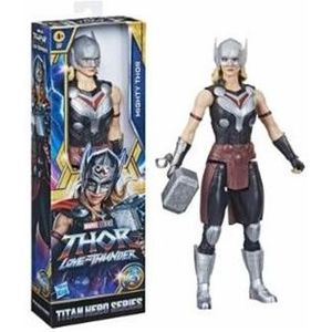 Hasbro Marvel Avengers Titan Hero Mighty Thor 30cm multi Kunststof Hasbro Speelfiguur (30.0000cm x cm)