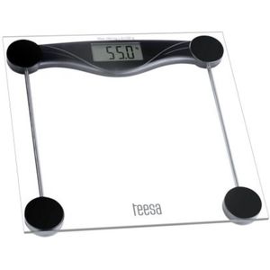 Teesa Digitale Personen Weegschaal Transparant Tot 180kg transparant Teesa