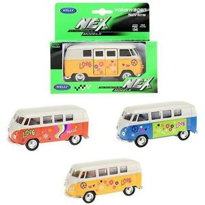 Toi Toys Welly volkswagen bus (1 stuk) assorti