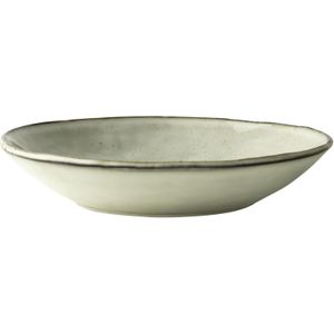 Dutch Rose Organic Diepe Borden - Pasta bord - Ø 23,5cm - Stoneware Handgemaakt - Creme