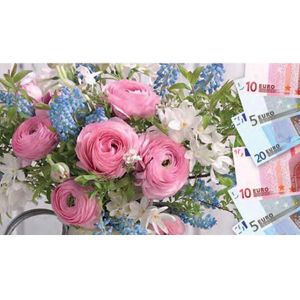 Cadeau-enveloppen geld/ballon pak a 10 stuks multi Karton Merkloos Wenskaart