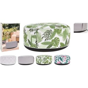 Pro Garden - Opblaasbare Poef - Grijs - Polyester