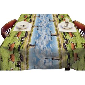 Tafelkleed Molens PVC 140x250cm multi Wicotex