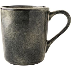 Dutch Rose Organic Mok - Mokken 39 cl.- Stoneware Handgemaakt - Groen