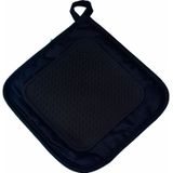 Pannenlap Met Silicone Grip 19x19cm Zwart zwart Wicotex Pannenlap