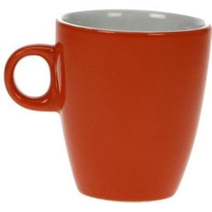Cosy & Trendy Vicky Beker - 19 cl - Ø 7 cm x 8.5 cm - Oranje - Set-6