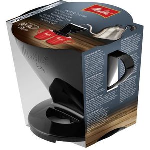 Melitta Opzetfilter zwart 1x4 van kunststof zwart Kunststof Melitta Koffiefilter (13.0000cm x cm)