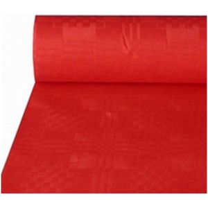 Damast tafelkleed papier ROL 118cmx8m rood rood Papier Damast Tafelkleden (800.0000cm x 118.0000cm)