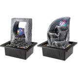 Tuinfontein Lumineo LED RGB 17 x 20,5 x 25,5 cm Hars