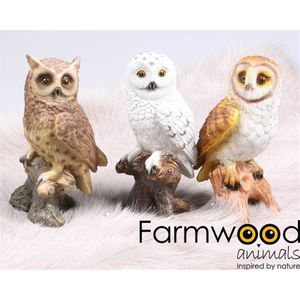 Farmwood Animals Tuinbeeld Uil 19 Cm variërend Polyresin Farmwood Animals Decoratief beeld of figuur