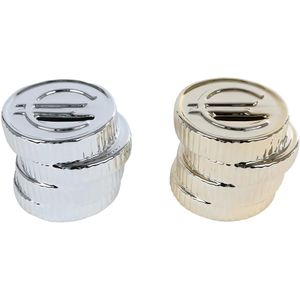 SAFE Blauw munten doosje geschikt voor één munt, penning of medaille met een doorsnede van max. 55 mm