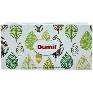 Dumil 150 Tissues in doos wit Papier Merkloos Zakdoekje