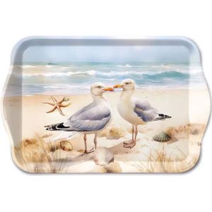 5Five - Dienblad - met handvatten - blauw - 35 x 25 cm | Leen Bakker