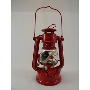 Stormlantaarn 19 cm rood rood Metaal Merkloos Lantaarn