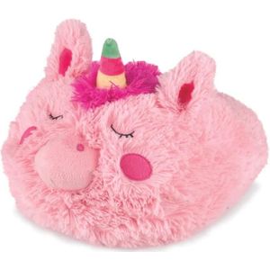 Cozy Noxxiez Voetenwarmer Eenhoorn Junior 35 Cm Pluche Roze