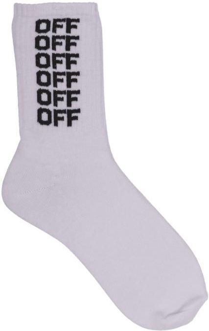 Sportsokken F*ck Off maat 42-46 70% katoen, 25% polyamide, 5% elasthan wit Polyester OOTB Sokken