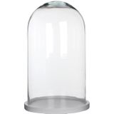 Hella Stolp Glas Met Onderbord - 38xd24cm Z
