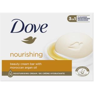 Dove Nourishing zeepblok met moroccan argan olie 90 gram Dove Zeeptablet