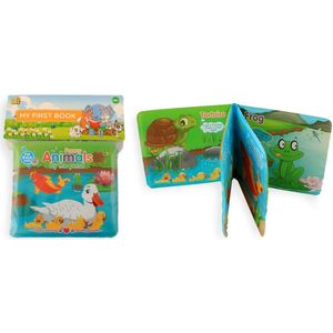 My First Book Dieren Baby Badboekje 20x16,5x2cm multi Kunststof Merkloos Badspeelgoed (20.0000cm x 16.5000cm)