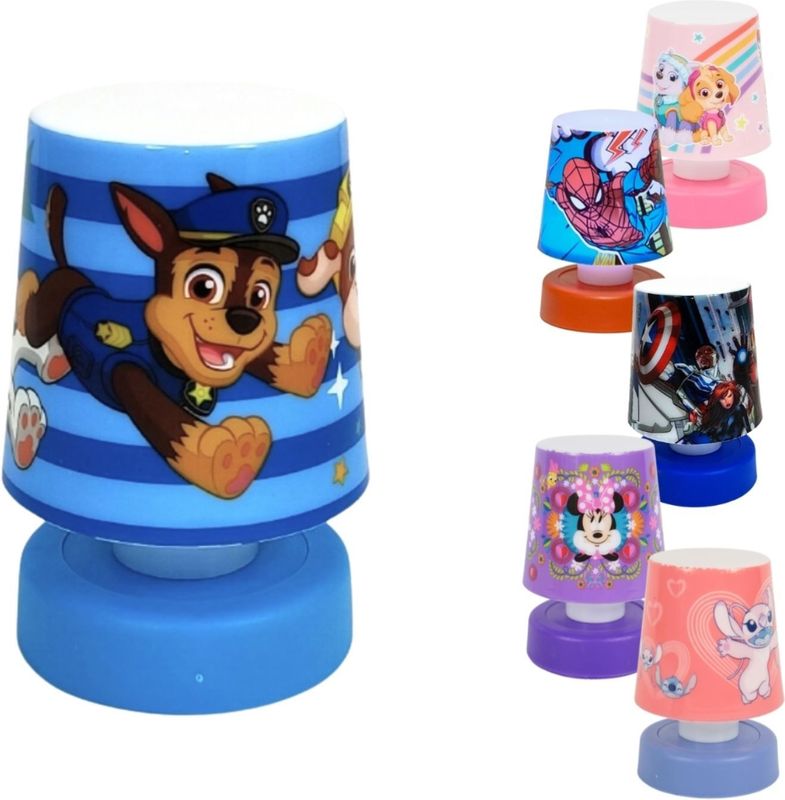 Licentie Push Light - Nachtlamp - 11 cm - Kunststof