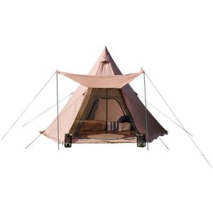Ruime glamping tipi tent - 6-persoons | 450 x 390 x 300 cm